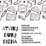 Atvirų durų diena gimnazijoje
