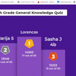 4th grade General Knowledge Quiz
